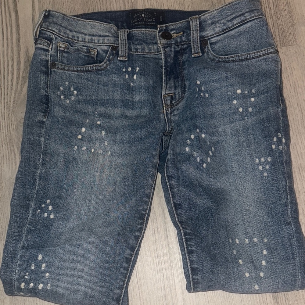 Lucky Brand Blue Ankle Cropped Jeans